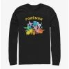 Promo 🔔 Pokemon Eeveelutions Long-Sleeve T-Shirt ❤️